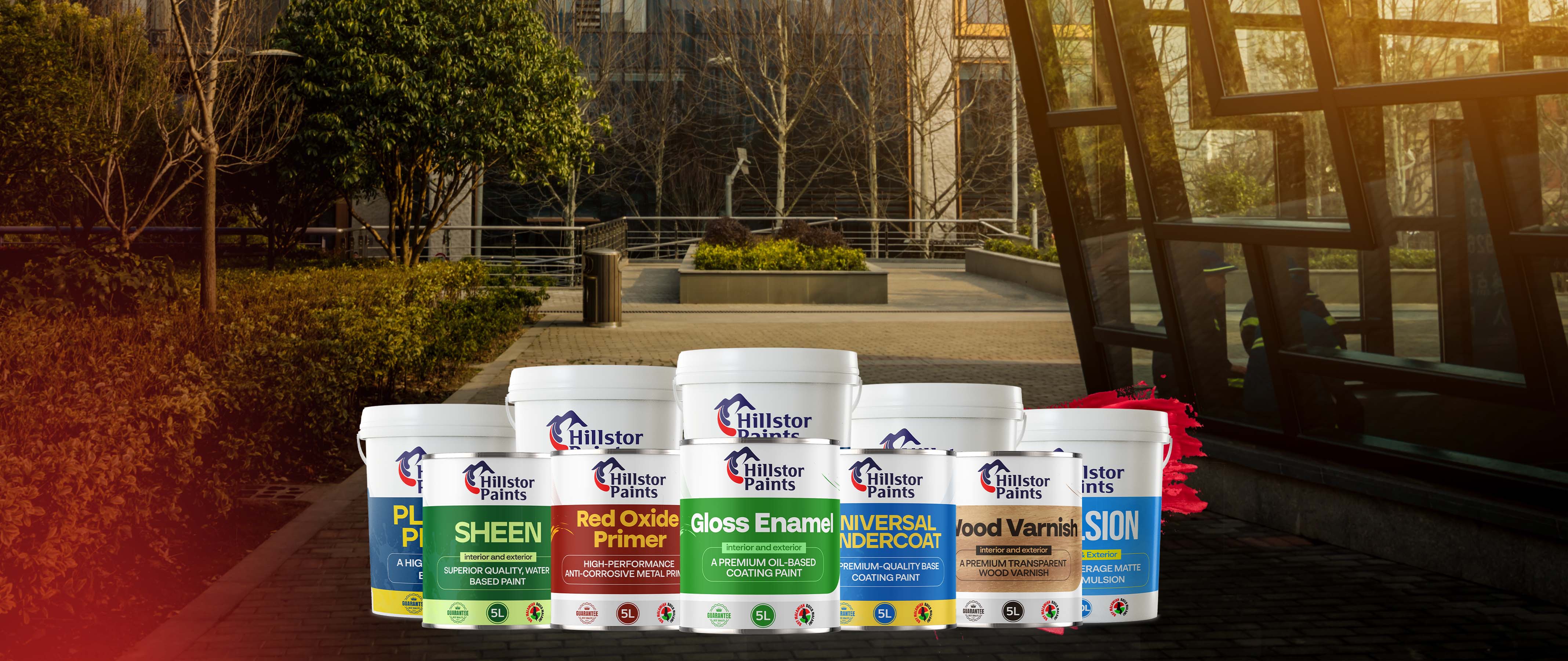 Hillstor Paints strength of color banner